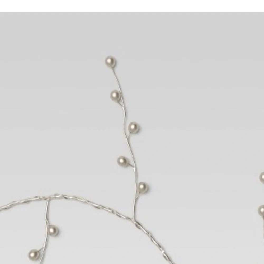 2 sets of new in box sets Christmas brass LED Fairy Light Garland Berries